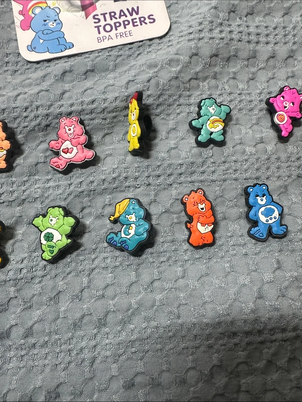 Care Bears Crocs Charms Lot - Multicolor Small Icons NWT